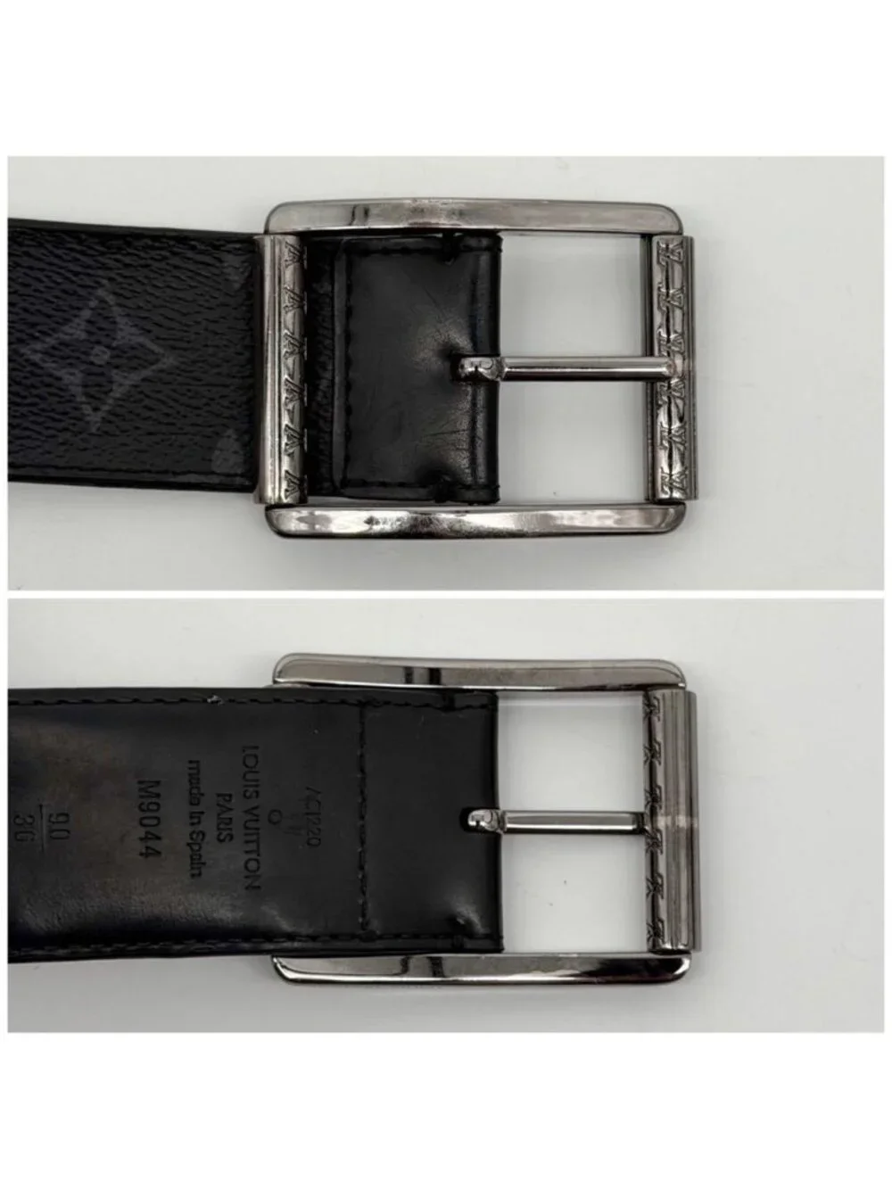 Louis Vuitton Ceinture Reverso Eclipse Monogram Taigarama Belt